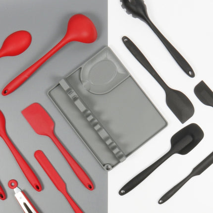 2 in 1 Kitchen Silicone Spoon Holder Shelf, Large (Gray), Medium (Gray), Medium (Black), Large (Red), Medium (Red), Large (Blue), Medium (Blue), Large (Orange), Medium (Orange), Large (Green), Medium (Green) - DealBuddy