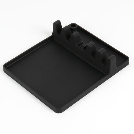 2 in 1 Kitchen Silicone Spoon Holder Shelf