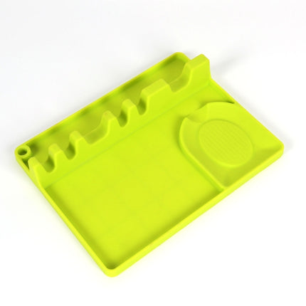 2 in 1 Kitchen Silicone Spoon Holder Shelf, Large (Gray), Medium (Gray), Medium (Black), Large (Red), Medium (Red), Large (Blue), Medium (Blue), Large (Orange), Medium (Orange), Large (Green), Medium (Green) - DealBuddy