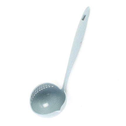 Wheat straw soup spoon colander two-in-one environmental tableware hot pot dual-use spoon Colanders Strainers