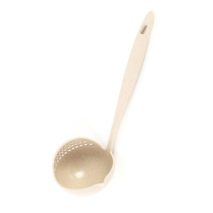 Wheat straw soup spoon colander two-in-one environmental tableware hot pot dual-use spoon Colanders Strainers
