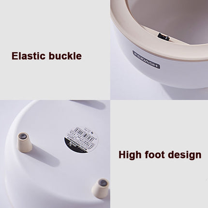 Mini Desktop Trash Can Simple Press Grunge Storage Bucket Student Dormitory Bedside Cabinet Round Trash Cartridge