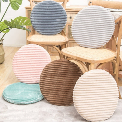 Flannel Round Cushion Dust Cover, Size: 40x40cm
