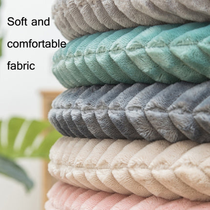 Flannel Round Cushion Dust Cover, Size: 40x40cm