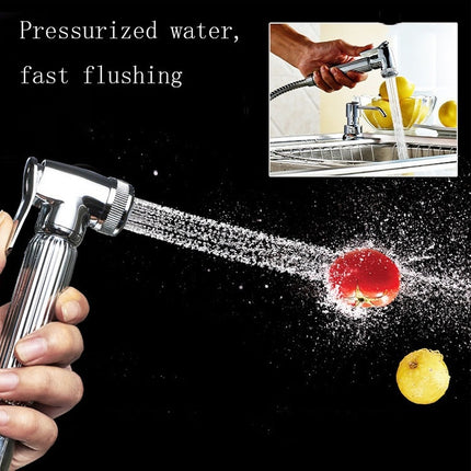 Kitchen Pull-Out Double Faucet Water Table Hot And Cold Water Faucet