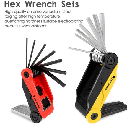West Biking 16 In 1 Bicycle Repair Tool Multi-Function Wrench Hex Tool Riding Equipment