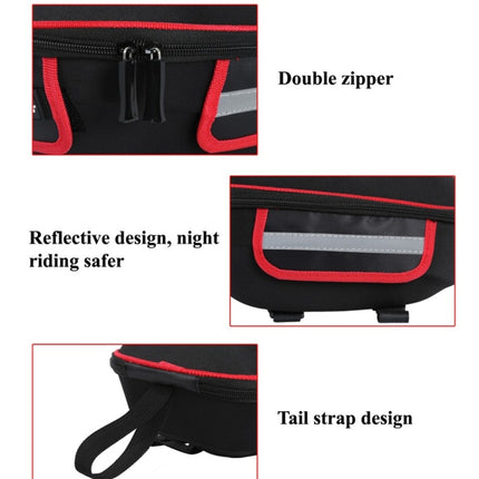 West Biking  Bicycle Shelf Mountain Road Bike Big Capacity Bag Riding Shelf Hard Shell Tail Bag  With Rain Cover