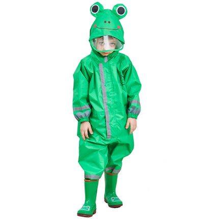 Children One-Piece Raincoat Boys And Girls Lightweight Hooded Poncho, S, L, M - DealBuddy