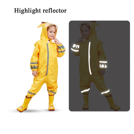 Children One-Piece Raincoat Boys And Girls Lightweight Hooded Poncho, S, L, M - DealBuddy