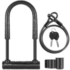 Long U-shaped Lock+Cable