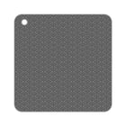 Geometry Kitchen Silicone Pot Holder Heat Insulation Pad Round(Black)