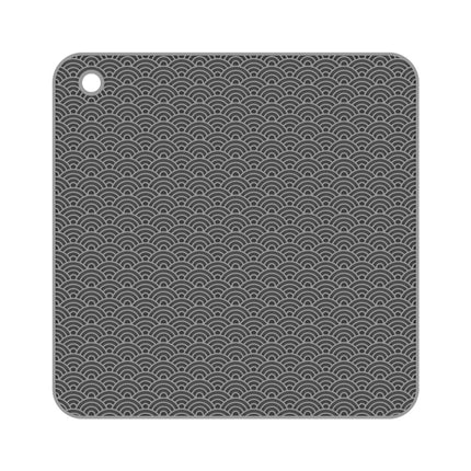 Geometry Kitchen Silicone Pot Holder Heat Insulation Pad Round(Black), Square(Gray), Round(Gray), Square(Black), Round(Black) - DealBuddy