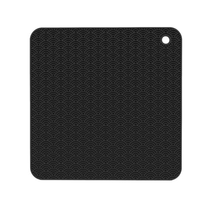 Geometry Kitchen Silicone Pot Holder Heat Insulation Pad Round(Black), Square(Gray), Round(Gray), Square(Black), Round(Black) - DealBuddy
