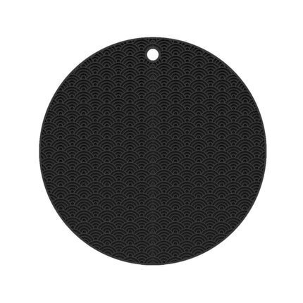 Geometry Kitchen Silicone Pot Holder Heat Insulation Pad Round(Black), Square(Gray), Round(Gray), Square(Black), Round(Black) - DealBuddy