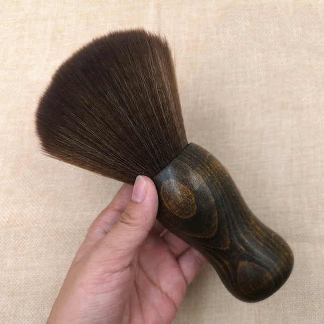 Hair Cut Broken Hair Duster Brush Solid Wood Soft Bristles Cleaning Brush Hairdressing Suppliess