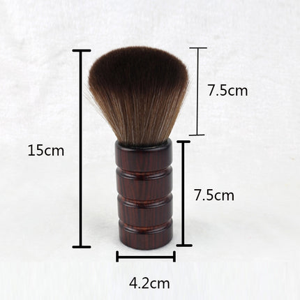 Hair Cut Broken Hair Duster Brush Solid Wood Soft Bristles Cleaning Brush Hairdressing Suppliess