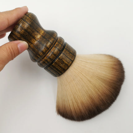 Hair Cut Broken Hair Duster Brush Solid Wood Soft Bristles Cleaning Brush Hairdressing Suppliess