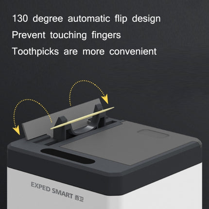 EXPED SMART Intelligent Induction Automatic Toothpick Box Household Restaurant Electric Toothpick Holder