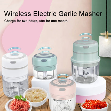 ZM-14 Household Mini Wireless Electric Garlic Masher, White 100ml, Green 100ml, Pink 100ml, High Cup White 250ml, High Cup Green 250ml, High Cup Pink 250ml, White Glass 300ml, Green Glass 300ml, Pink Glass 300ml, White High Cup 250ml + Small Cup 100ml ... - DealBuddy