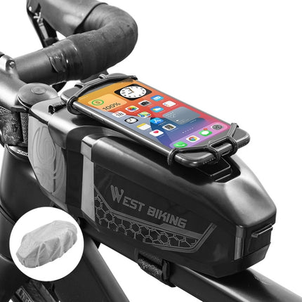 WEST BIKING Bicycle Front Beam Top Tube Bag Mountain Road Bike Waterproof Riding Equipment