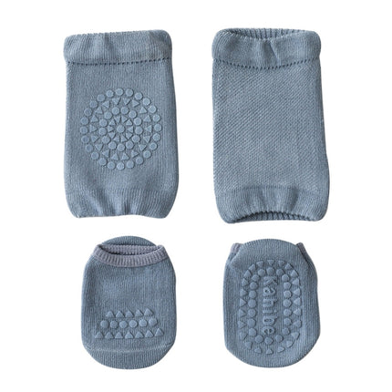 Summer Children Knee Pads Baby Floor Socks Baby Non-Slip Crawling Sports Protection Suit