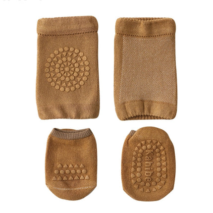 Summer Children Knee Pads Baby Floor Socks Baby Non-Slip Crawling Sports Protection Suit, S 0-1 Years Old, M 1-3 Years Old - DealBuddy