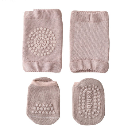 Summer Children Knee Pads Baby Floor Socks Baby Non-Slip Crawling Sports Protection Suit