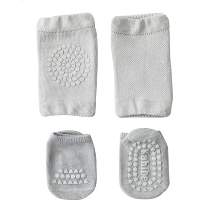 Summer Children Knee Pads Baby Floor Socks Baby Non-Slip Crawling Sports Protection Suit