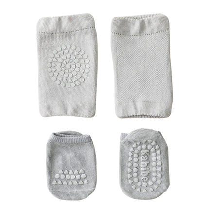 Summer Children Knee Pads Baby Floor Socks Baby Non-Slip Crawling Sports Protection Suit, S 0-1 Years Old, M 1-3 Years Old - DealBuddy