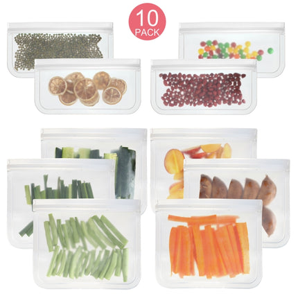 Translucent Frosted PEVA Food Preservation Bag Refrigerator Food Storage Bag Self-Sealing Food Bag, 5 PCS / Set(NO.1x5), 5 PCS / Set(NO.2x5), 6 PCS / Set(NO.1x4+NO.2x2), 10 PCS / Set(NO.1x6+NO.2x4), 12 PCS / Set(NO.1x7+NO.2x5) - DealBuddy