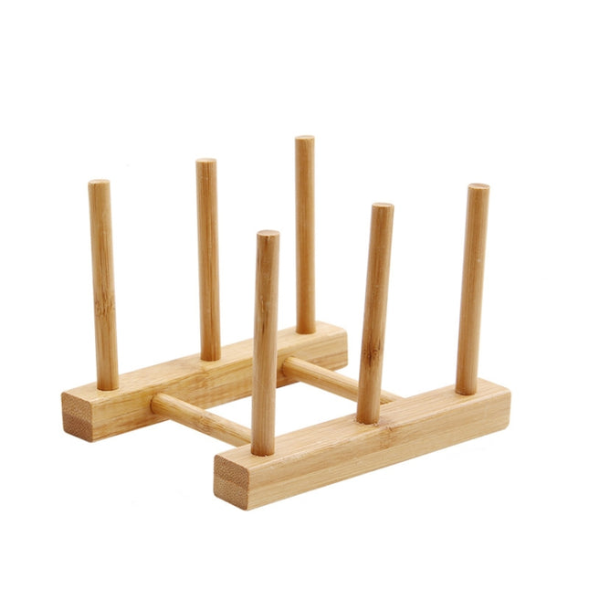 Multi-Purpose Bowl Disc Rack Kitchen Drain Rack Bamboo Tableware Storage Rack, Layer (specification): 2 Grid, 2 Grid, 4 Grid, 7 Grid, 8 Grid - DealBuddy