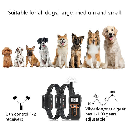 PaiPaitek PD529-2 Remote Training Dog Device Pet Training Supplies Anti-Barking Training Equipment, PD529-2 - DealBuddy