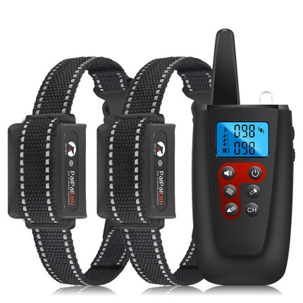 PaiPaitek PD526V-2 1 In 2 100-Speed Sound Vibration Remote Control Training Dog Device Anti-Barking Device Electronic Remote Control Collar, PD526V-2 - DealBuddy