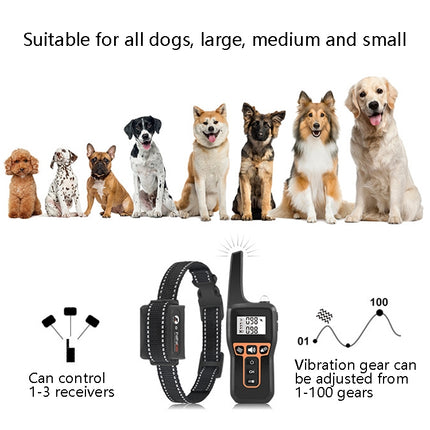 PaiPaitek PD529V-1 Training Dog Anti-Barking Device Vibration Collar 1000M Remote Control Distance Pet Training Supplies, PD529V-1 - DealBuddy