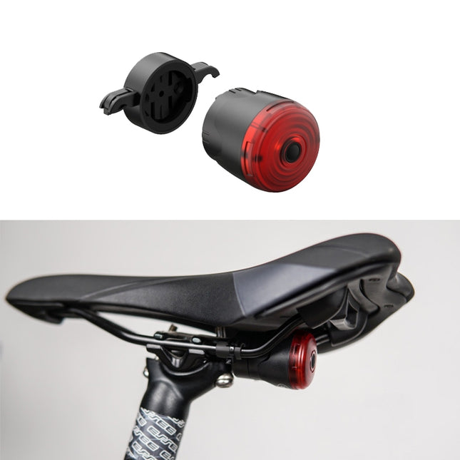 Portable Intelligent Sensing Brake Light Safety Warning Light USB Charging Waterproof Lamp With Electricity Display Taillight