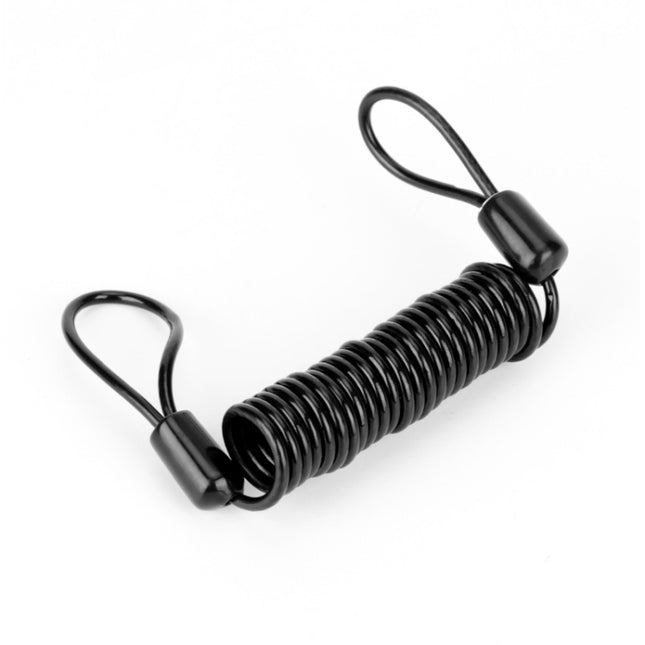 5 PCS Bicycle Portable Reminder Rope Motorcycle Helmet Anti-Theft Spring Rope Travel Wire Rope