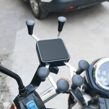 Metal Six Claw Cycling Mobile Phone Bracket Bicycle Motorcycle Electric Car Mobile Phone Bracket