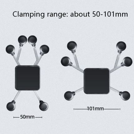 Metal Six Claw Cycling Mobile Phone Bracket Bicycle Motorcycle Electric Car Mobile Phone Bracket