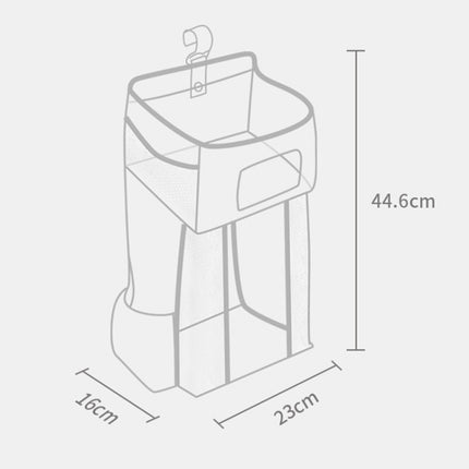 Baby Crib Hanging Bag Multifunctional Detachable Bed Diaper Toy Storage Bag