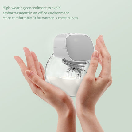 Wearable Automatic Breast Pump Massage Hands-free Invisible Wireless Large Suction Breast Pump, S9 - English - Gray, S9 - English - Pink, S9 - English - Green, S12 - English - White