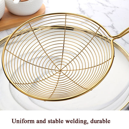 Stainless Steel Colander Noodle Spoon Oil Filter Spoon, Colorful, 36.5x13.5cm(Silver), 36.5x13.5cm(Gold), 36.5x13.5cm(Rose Gold) - DealBuddy