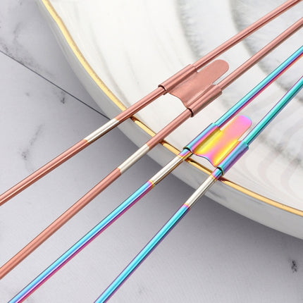 Stainless Steel Colander Noodle Spoon Oil Filter Spoon, Colorful, 36.5x13.5cm(Silver), 36.5x13.5cm(Gold), 36.5x13.5cm(Rose Gold) - DealBuddy