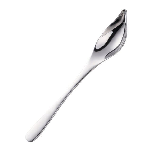 Household Kitchen Stainless Steel Seasoning Spoon 304 Thickened Tip Oil Spoon Mounting Spoon,Color: