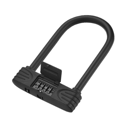 Bold Steel U-Shaped Bicycle Password Lock Motorcycle Electric Car Anti-Theft Password Lock - DealBuddy