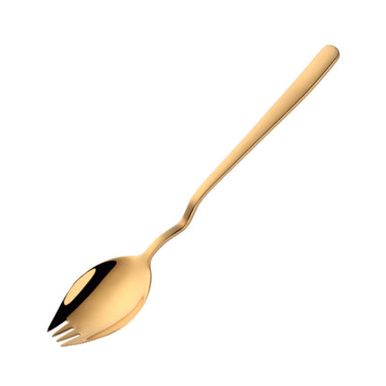 Stainless Steel Instant Noodle Fork Multi-Purpose V-Shaped Knife Fork Spoon Integrated Tableware, Color: Silver, Fork Spoon (Silver), Fork Spoon (Gold), Fork Spoon (Rose Gold), Fork Spoon (Black), Fork Spoon (Blue), Fork Spoon (Purple)                 ... - DealBuddy
