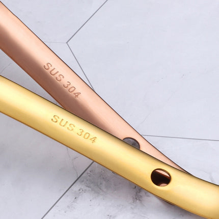 304 Stainless Steel Rice Spoon Household Thickened Large Soup Spoon,Random Color Delivery