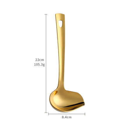 304 Stainless Steel Oil Spoon Thickened Soup Spoon Pouring Sauce Spoon