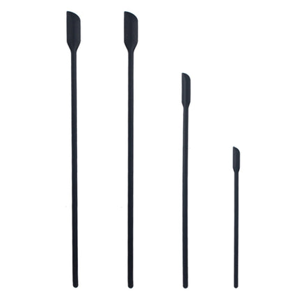 4 in 1 Silicone Mini-Pointed Scraper Lengthening Cosmetic Bottle Scraper Jam Spatula Set