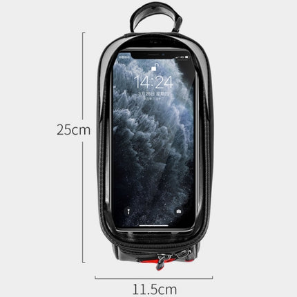 WEST BIKING 7 Inch Bike Top Tube Front Hard Shell Bag Touch Screen Waterproof Riding Gear Bag - DealBuddy