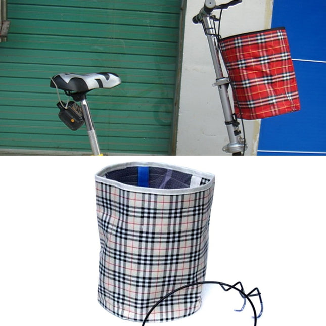 Bicycle Basket Cloth Hanging Basket Folding Bicycle Basket - DealBuddy